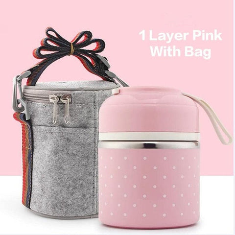 Creative Portable Stainless Steel Lunch Box - FREE SHIPPING!