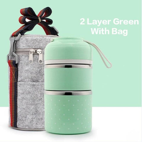 Creative Portable Stainless Steel Lunch Box - FREE SHIPPING!