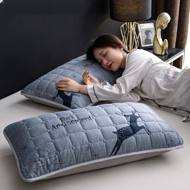 Pair of Quilted Pillow Covers With Anti-Slobber:: FREE SHIPPING!!