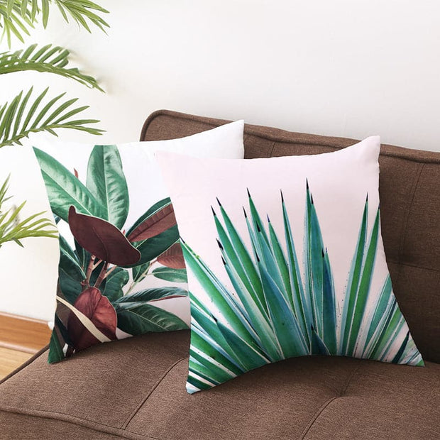 Creative Nordic Plant Peach Skin Sofa Pillowcase:: FREE SHIPPING!!