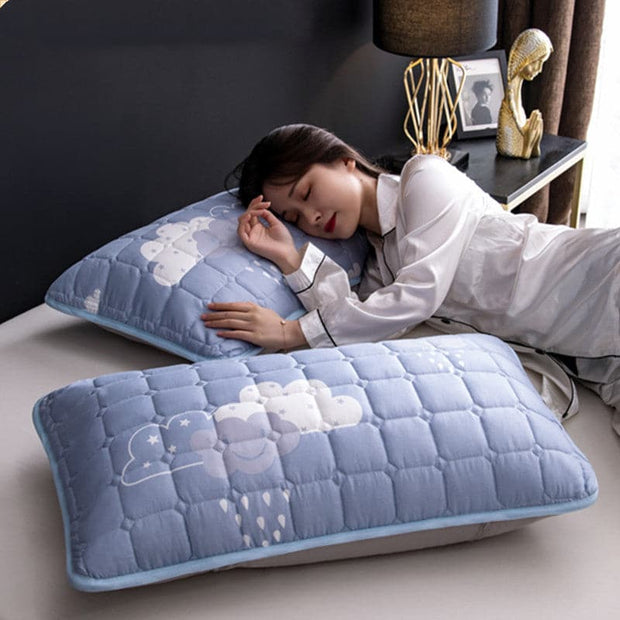 Pair of Quilted Pillow Covers With Anti-Slobber:: FREE SHIPPING!!