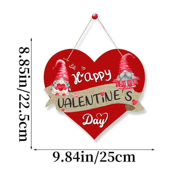 Jazzy Valentine's Day Party Decorations Door Hangers