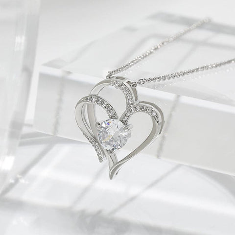 Rhinestone Heart Shaped Necklace