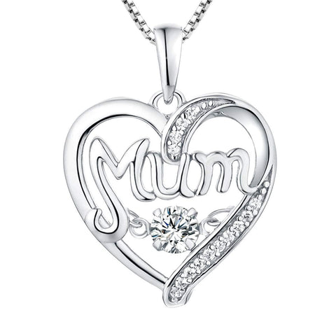 S925 Silver  Mother's Day Gift Birthstones Smart Pendant