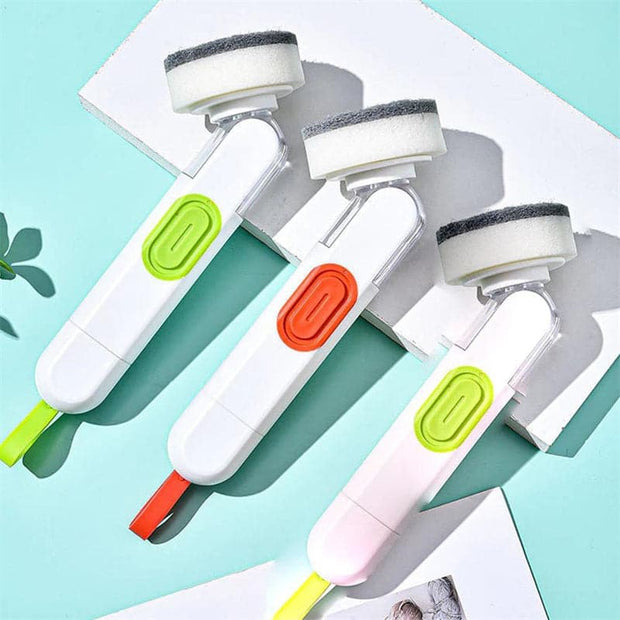 Multi-Functional Liquid-Filled Long-Handle Cleaning Brush::FREE SHIPPING!!