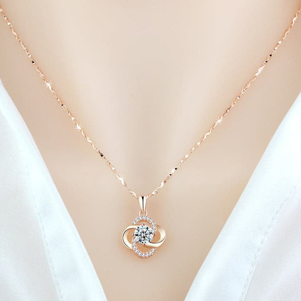 925 Sterling Silver Plated 18k Rose Gold