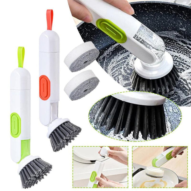 Multi-Functional Liquid-Filled Long-Handle Cleaning Brush::FREE SHIPPING!!