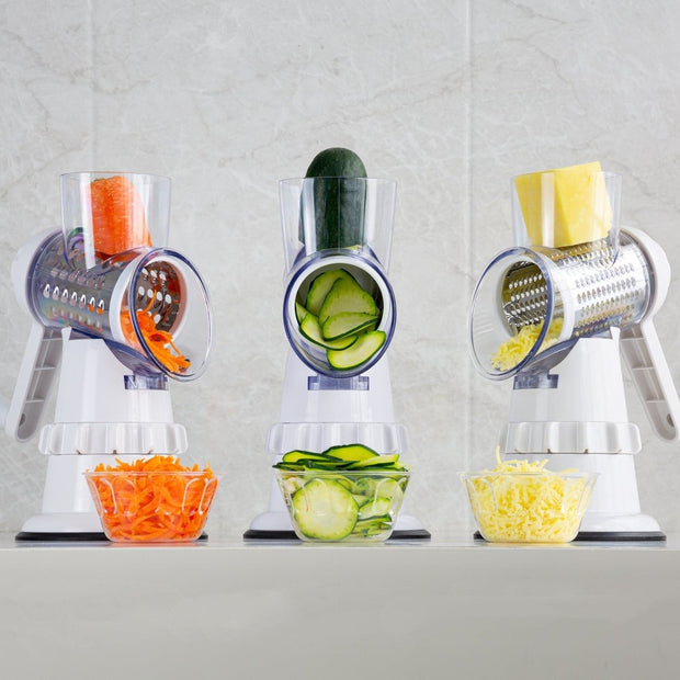 Easy 3 In 1 Manual Vegetable Slicer and Grater