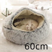 Plush 2 In 1 Dog And Cat Winter Bed; Warm :: FREE SHIPPING!!