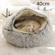 Plush 2 In 1 Dog And Cat Winter Bed; Warm :: FREE SHIPPING!!