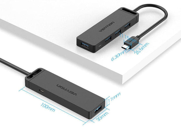 Vention Type-C To USB3.0x4 HUB :: FREE SHIPPING!!