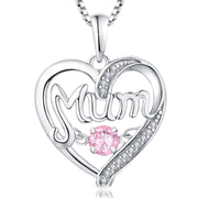 S925 Silver  Mother's Day Gift Birthstones Smart Pendant