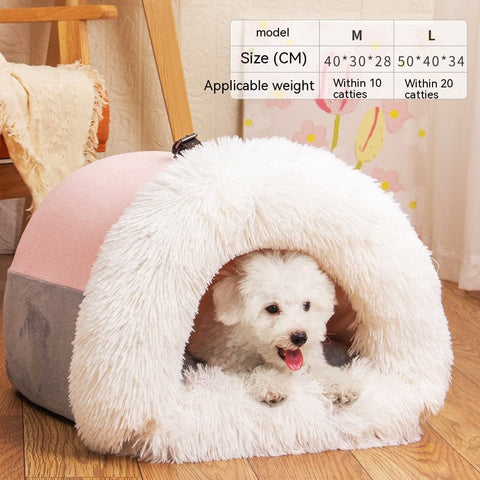 Portable Winter Cat/Dog Bed, Moisture-proof::FREE SHIPPING!!