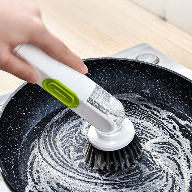 Multi-Functional Liquid-Filled Long-Handle Cleaning Brush::FREE SHIPPING!!