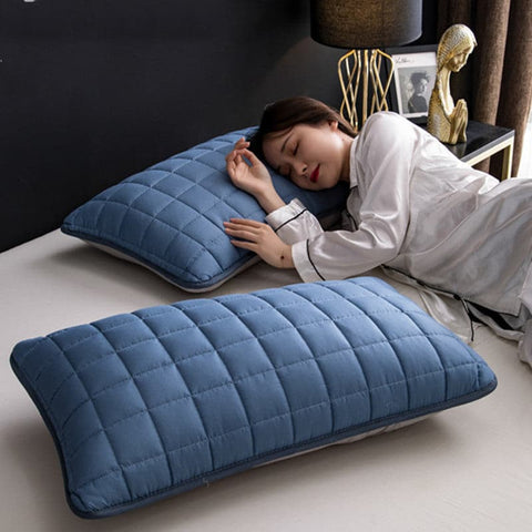 Pair of Quilted Pillow Covers With Anti-Slobber:: FREE SHIPPING!!