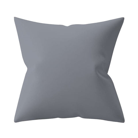 Gray Geometric Printed Polyester Cushion Cover- Hot Sale!::FREE SHIPPING!!