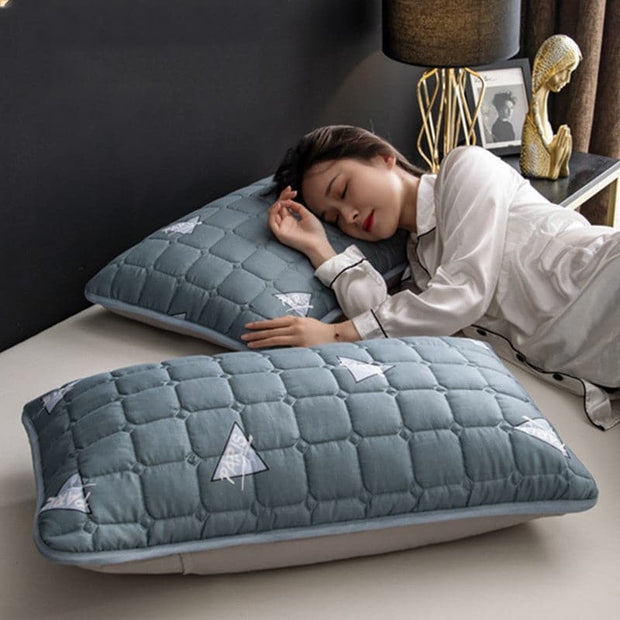 Pair of Quilted Pillow Covers With Anti-Slobber:: FREE SHIPPING!!