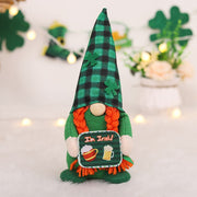 Irish St Patrick's Day Striped Plaid Hat Couple Doll