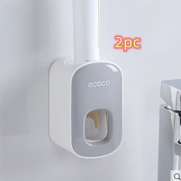 Ecoco Wall Mounted Automatic Toothpaste Dispenser and Holder::FREE SHIPPING!!