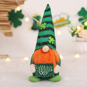 Irish St Patrick's Day Striped Plaid Hat Couple Doll